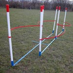 PVC channel-wire bogen (rood) 10 sts